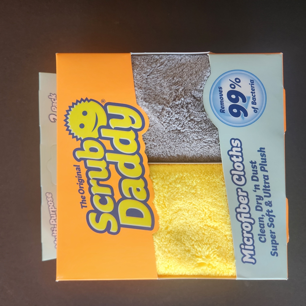 Scrub Daddy Microfiber Cloths - Yellow and Gray
